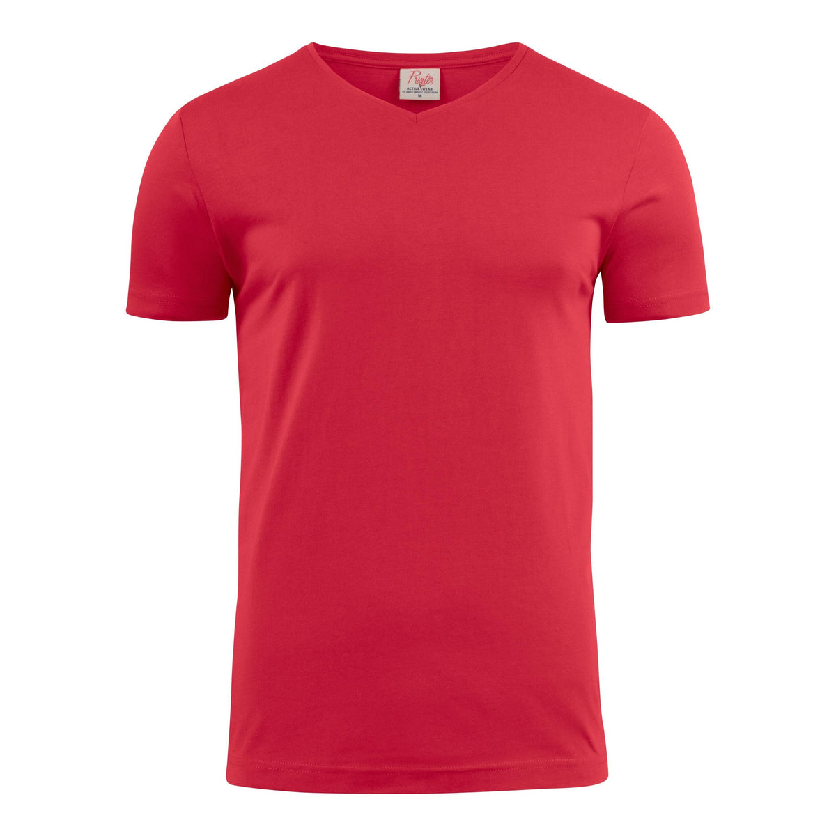 Black - Front - Printer Mens V Neck T-Shirt