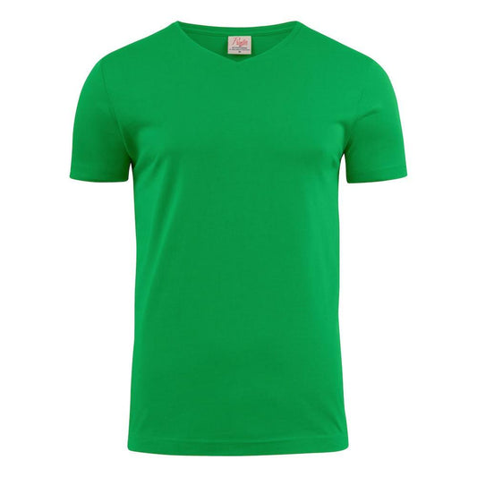 Fresh Green - Front - Printer Mens V Neck T-Shirt