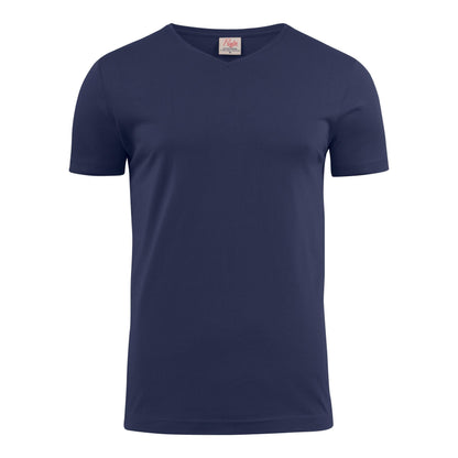 Dark Navy - Back - Printer Mens V Neck T-Shirt