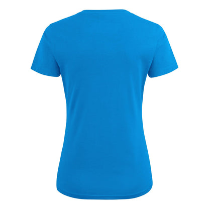Ocean Blue - Side - Printer Womens-Ladies V Neck T-Shirt