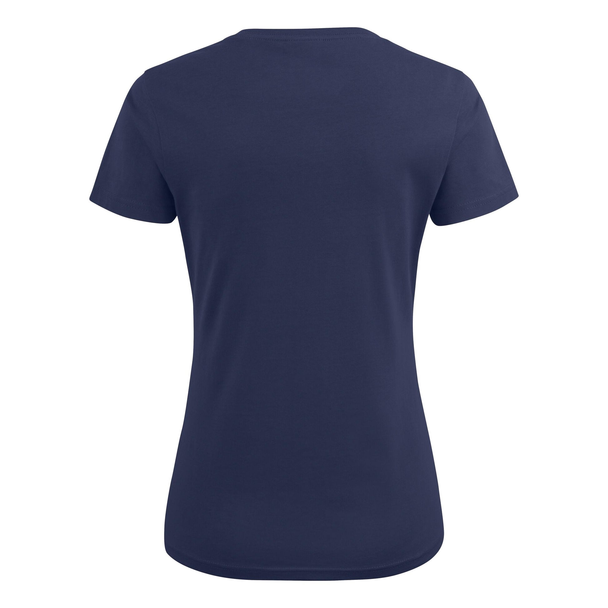 Navy - Side - Printer Womens-Ladies V Neck T-Shirt