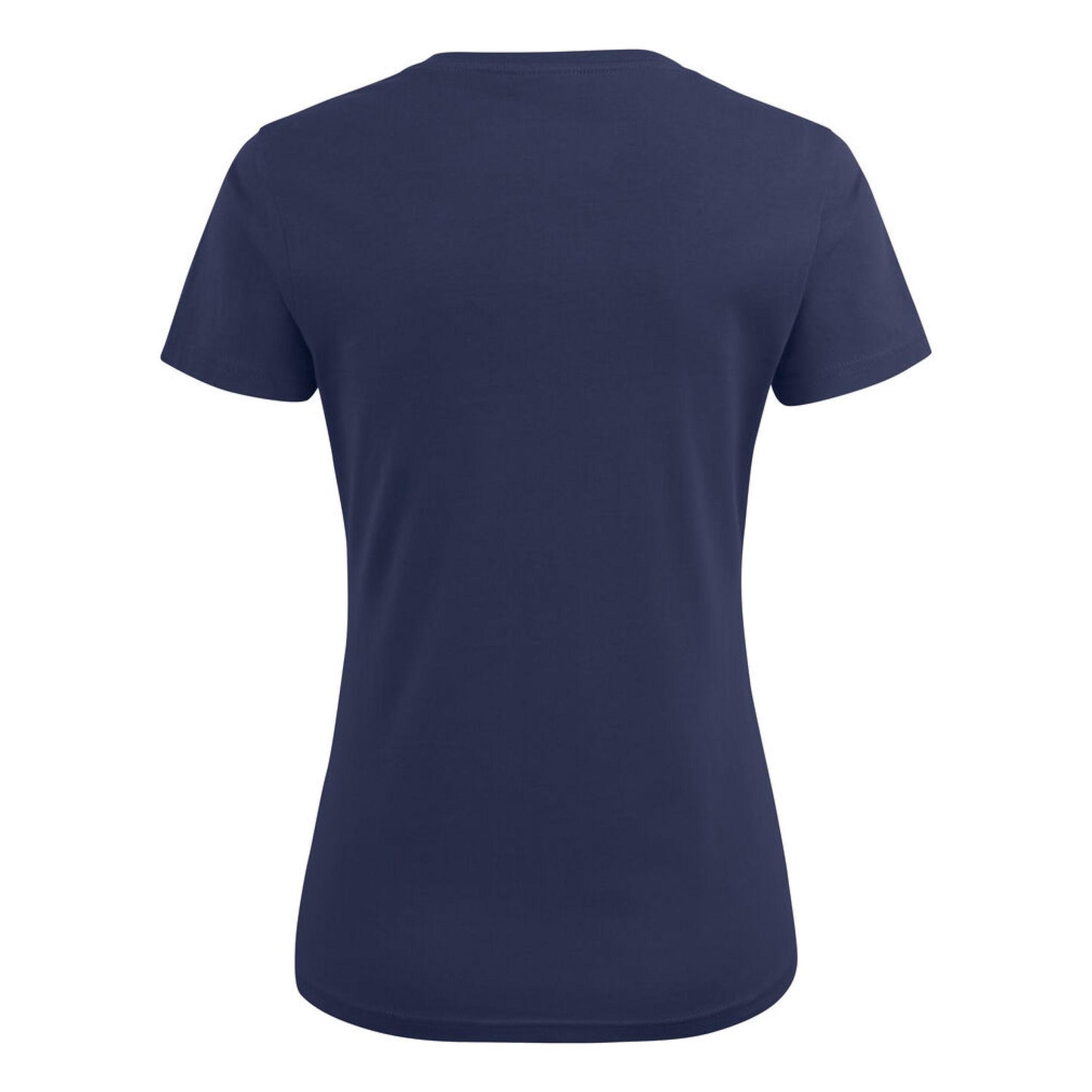 Dark Navy - Side - Printer Womens-Ladies V Neck T-Shirt