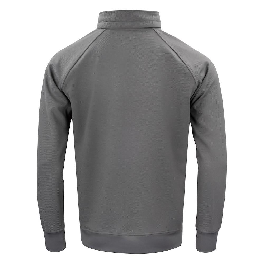 Steel Grey - Back - Printer Mens Jog Rsx Jumper