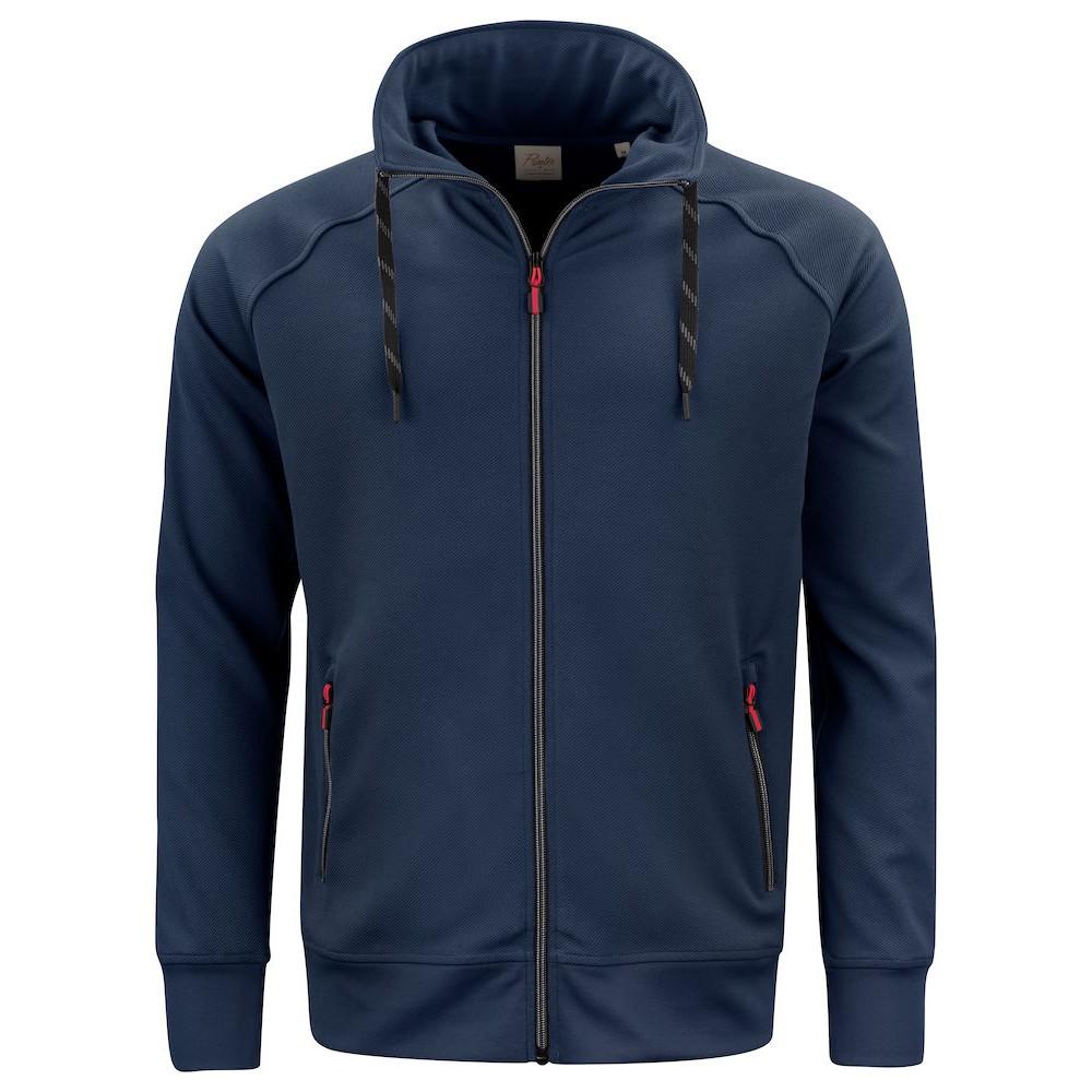 Navy - Front - Printer Mens Jog Rsx Jumper