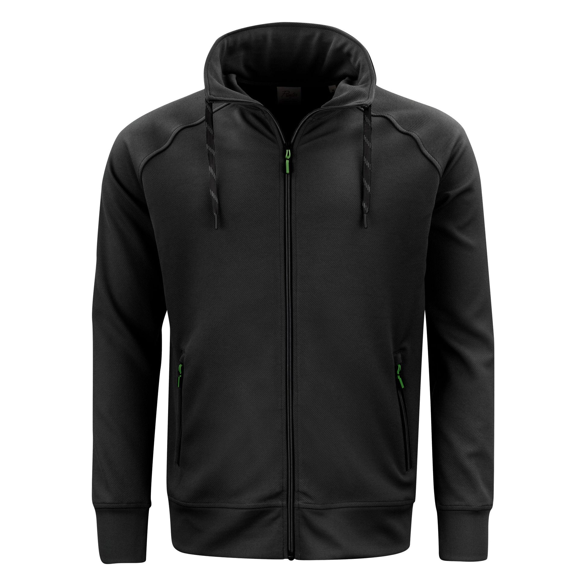 Black - Back - Printer Mens Jog Rsx Jumper