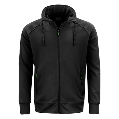 Black - Back - Printer Mens Jog Rsx Jumper