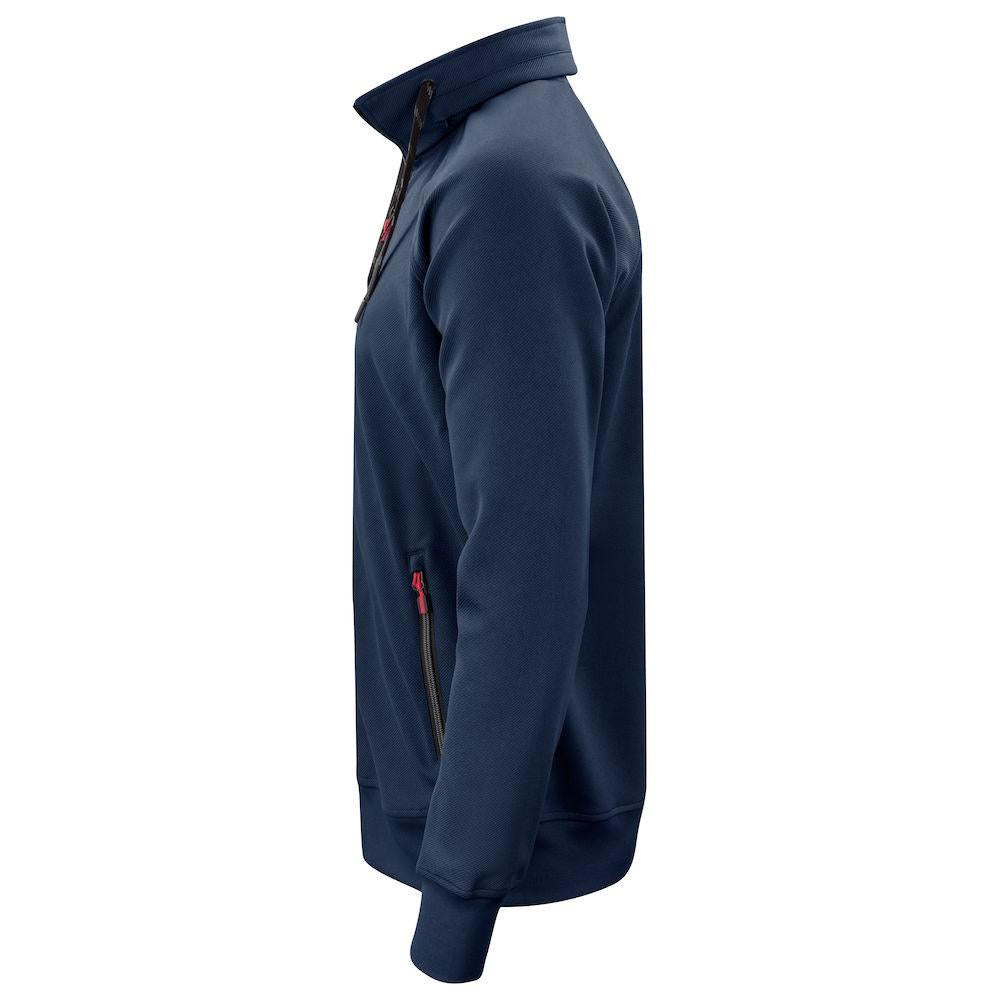 Navy - Side - Printer Mens Jog Rsx Jumper