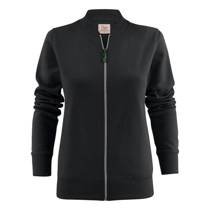 Black - Front - Printer Womens-Ladies Javelin Sweat Jacket