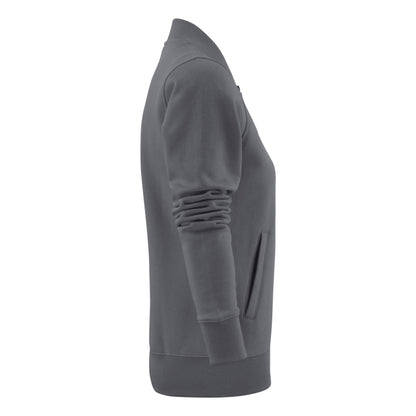 Steel Grey - Side - Printer Womens-Ladies Javelin Sweat Jacket