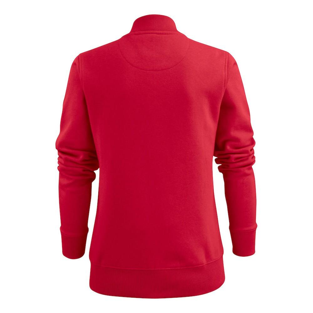 Red - Back - Printer Womens-Ladies Javelin Sweat Jacket