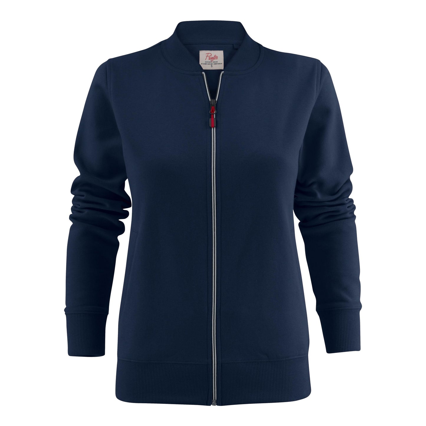 Navy - Back - Printer Womens-Ladies Javelin Sweat Jacket