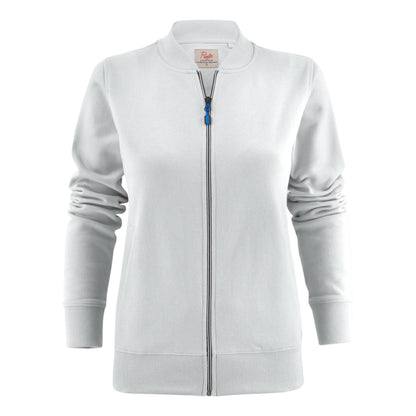 White - Back - Printer Womens-Ladies Javelin Sweat Jacket