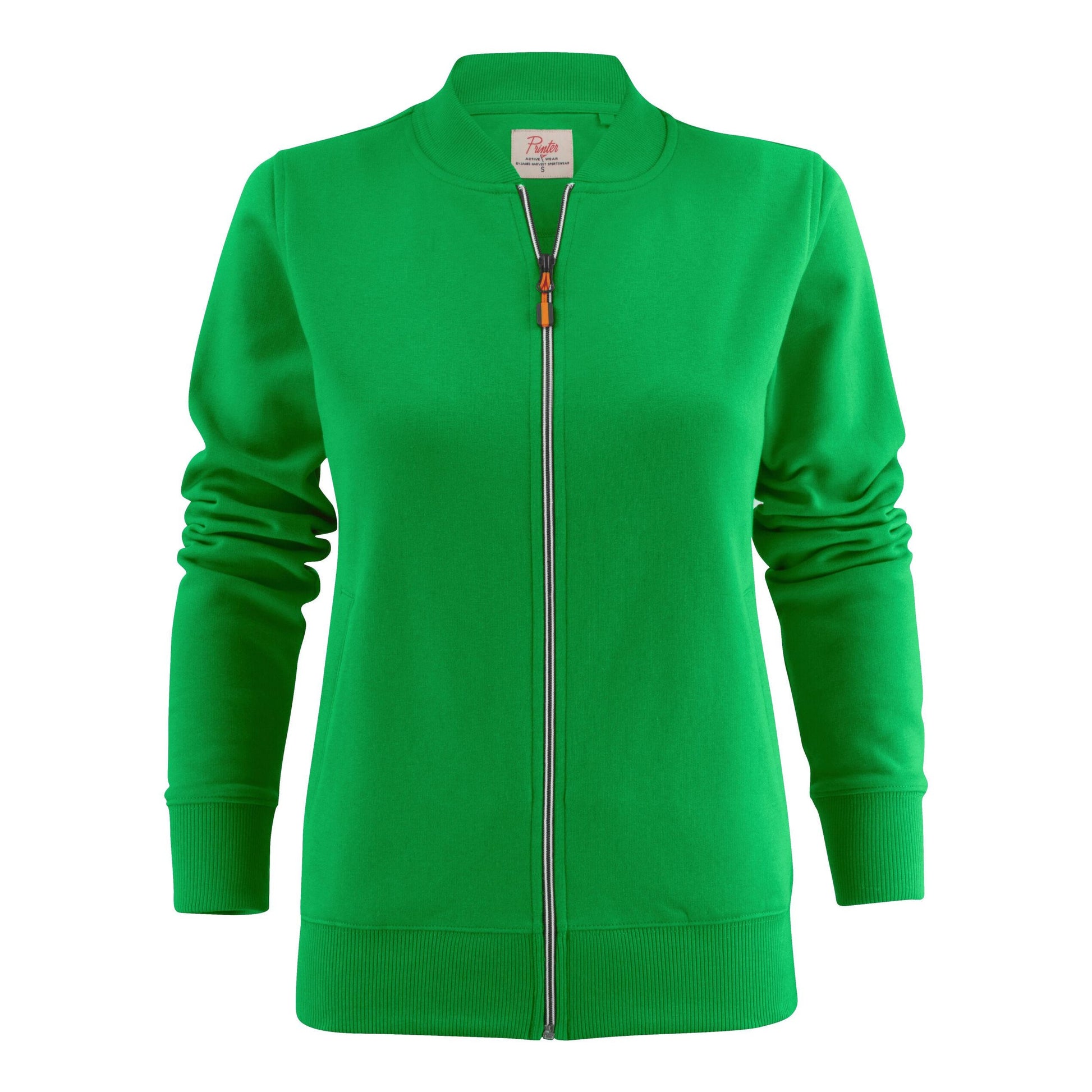 Fresh Green - Back - Printer Womens-Ladies Javelin Sweat Jacket