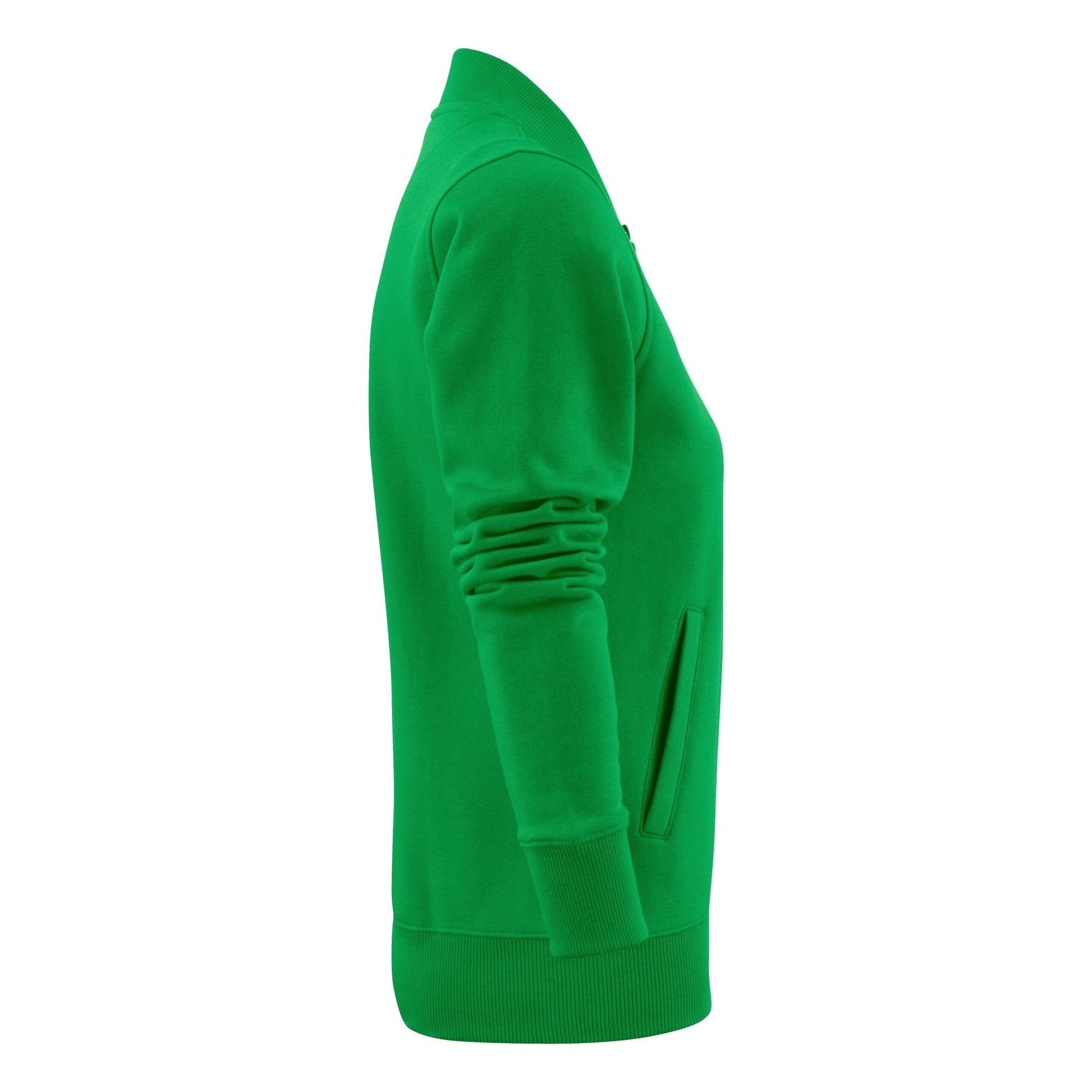Fresh Green - Side - Printer Womens-Ladies Javelin Sweat Jacket