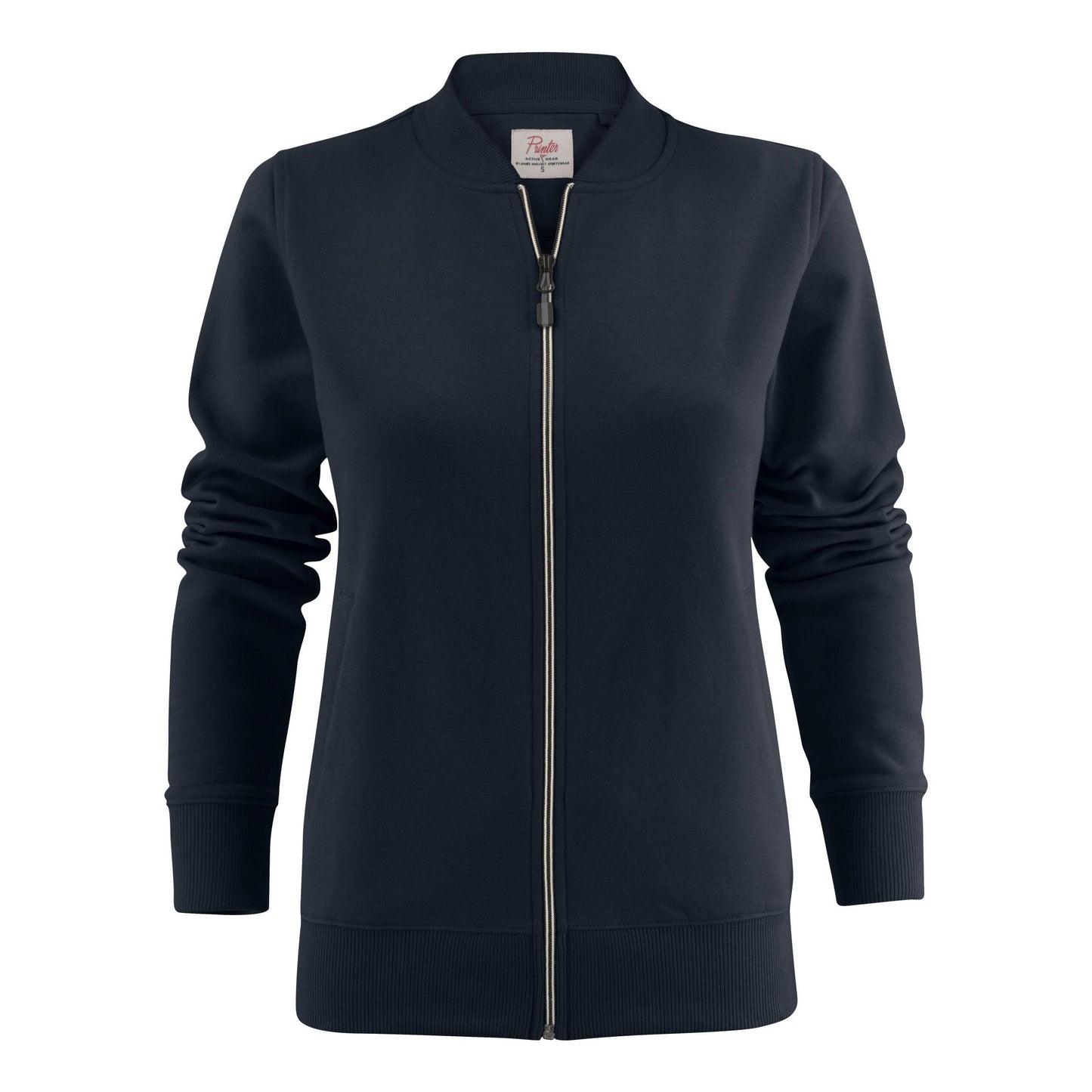 Dark Navy - Back - Printer Womens-Ladies Javelin Sweat Jacket