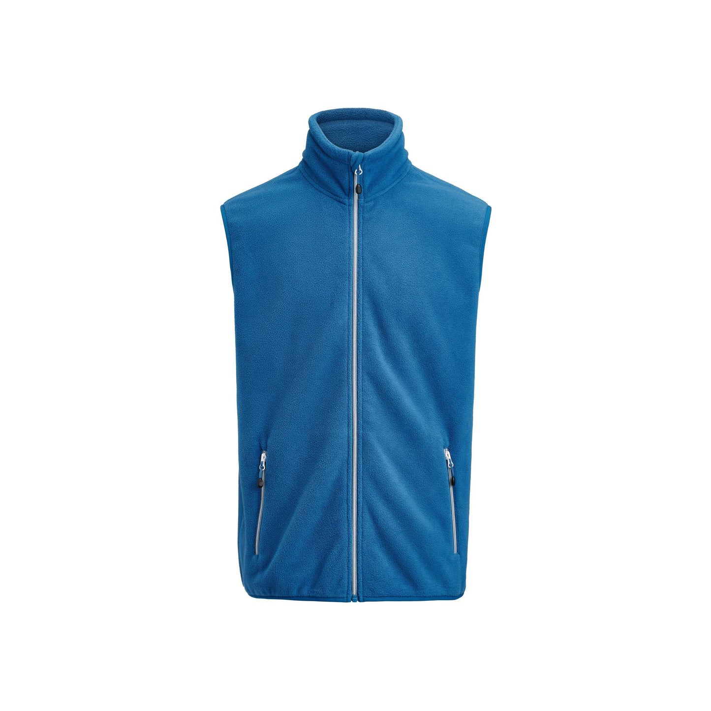 Bright Blue - Back - Printer RED Mens Sideflip Sleeveless Fleece Top