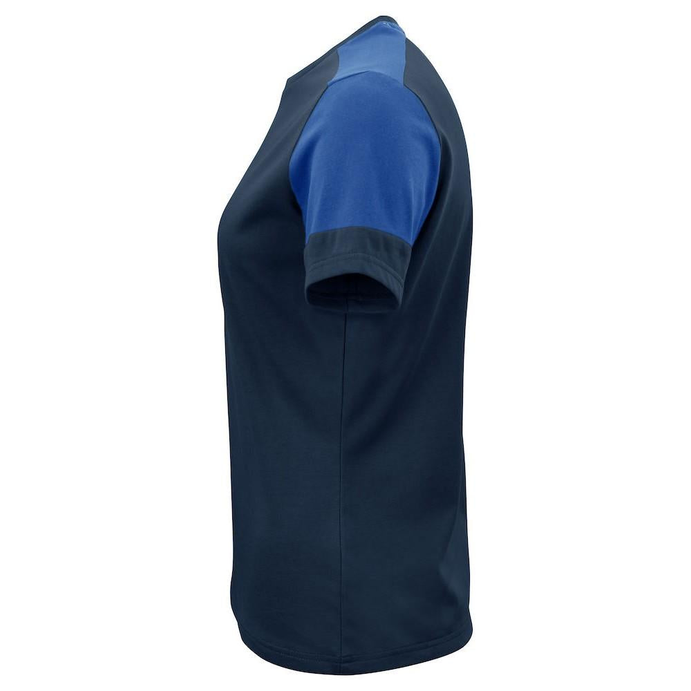 Navy-Cobalt Blue - Side - Printer PRIME Womens-Ladies T-Shirt