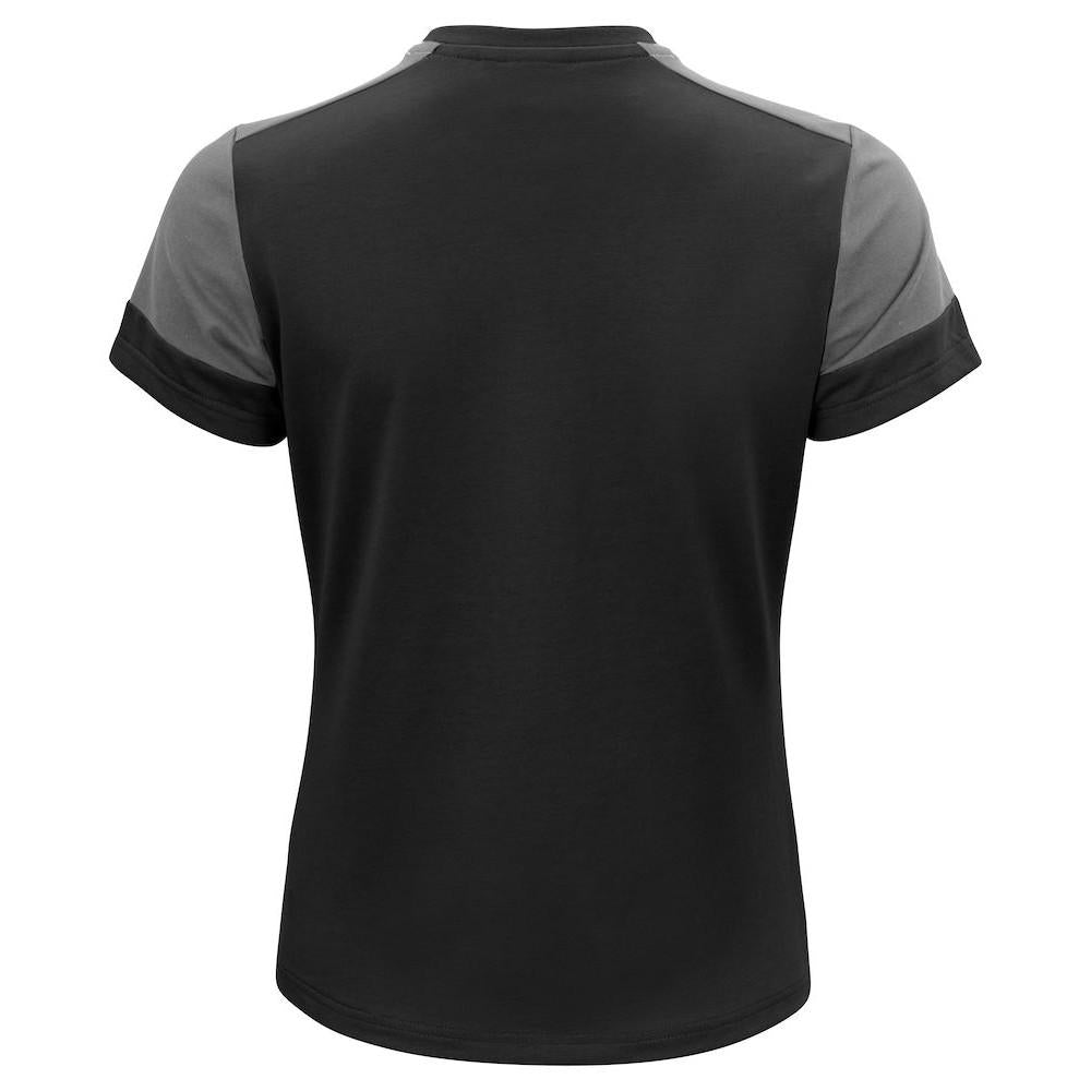 Black-Anthracite - Back - Printer PRIME Womens-Ladies T-Shirt