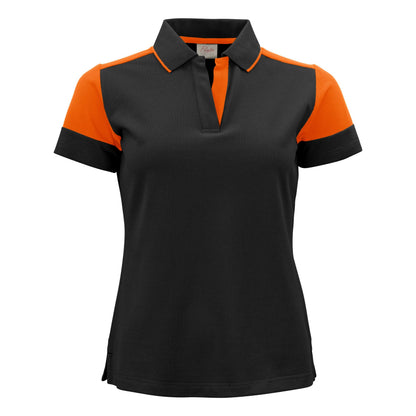 Navy-Cobalt - Front - Printer PRIME Womens-Ladies Polo Shirt