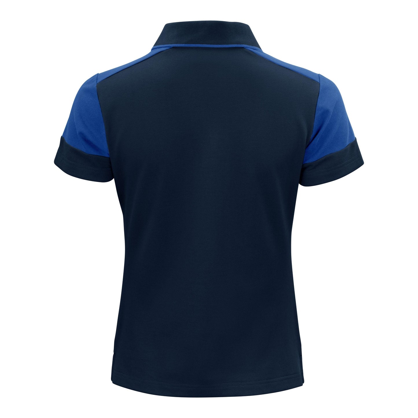 Navy-Cobalt - Side - Printer PRIME Womens-Ladies Polo Shirt