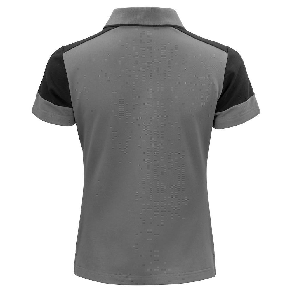 Anthracite-Black - Back - Printer PRIME Womens-Ladies Polo Shirt
