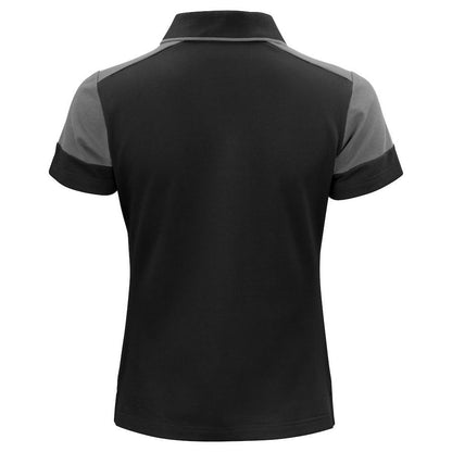Black-Anthracite - Back - Printer PRIME Womens-Ladies Polo Shirt