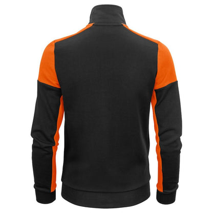 Black-Orange - Back - Printer Womens-Ladies Prime Jacket