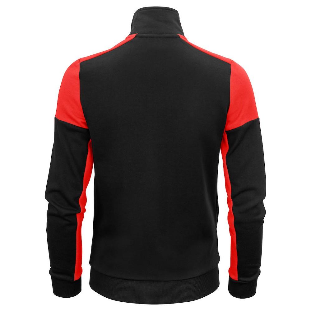 Black-Red - Back - Printer Womens-Ladies Prime Jacket