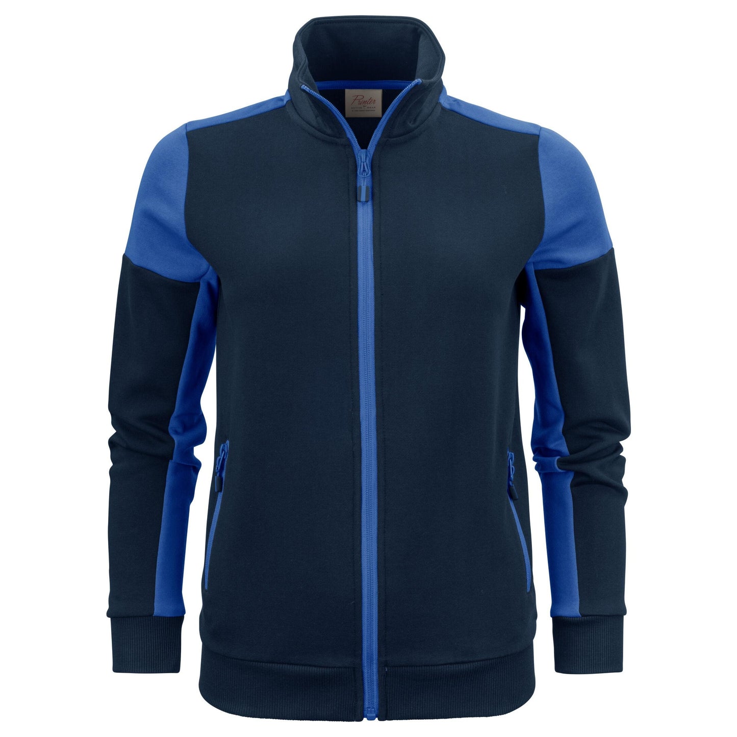 Navy-Cobalt - Back - Printer Womens-Ladies Prime Jacket