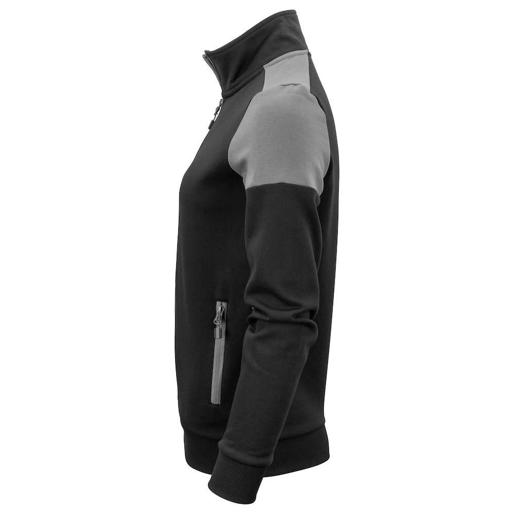 Black-Anthracite - Side - Printer Womens-Ladies Prime Jacket