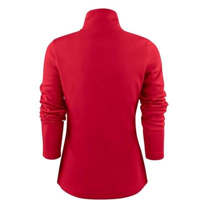 Red - Side - Printer RED Womens-Ladies Powerslide Zipped Sweat Jacket