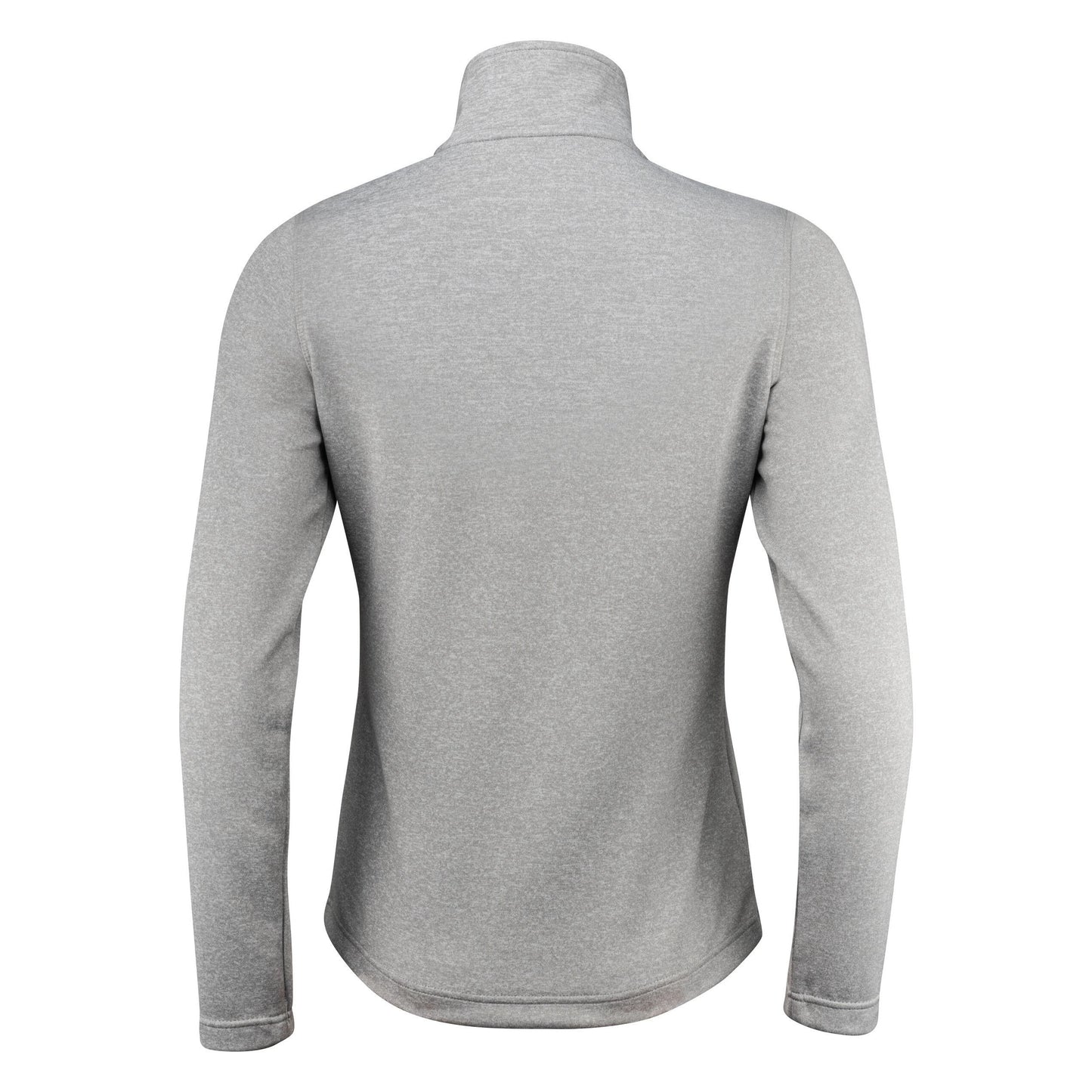 Grey Melange - Side - Printer RED Womens-Ladies Powerslide Zipped Sweat Jacket