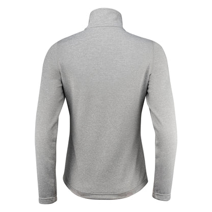 Grey Melange - Side - Printer RED Womens-Ladies Powerslide Zipped Sweat Jacket