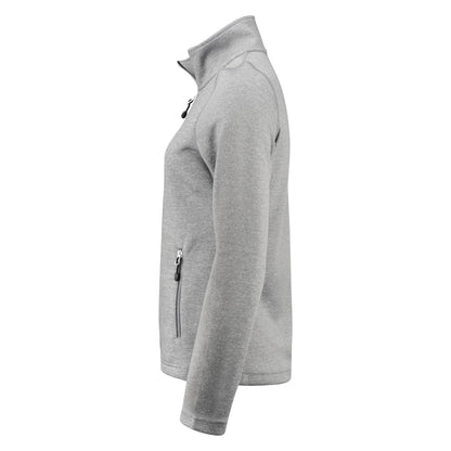 Grey Melange - Lifestyle - Printer RED Womens-Ladies Powerslide Zipped Sweat Jacket