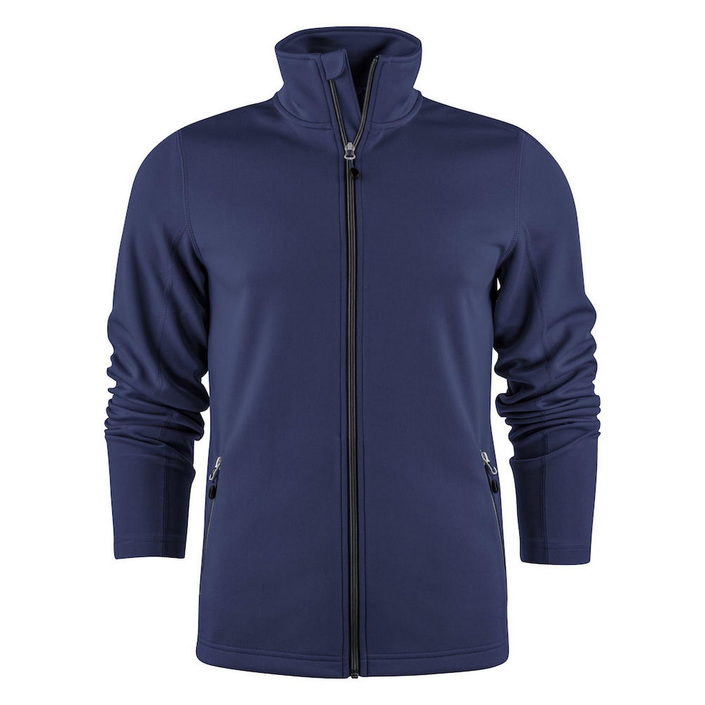 Navy - Front - Printer RED Mens Powerslide Sweat Jacket