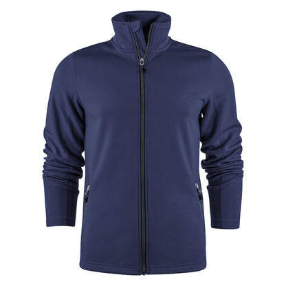 Navy - Front - Printer RED Mens Powerslide Sweat Jacket