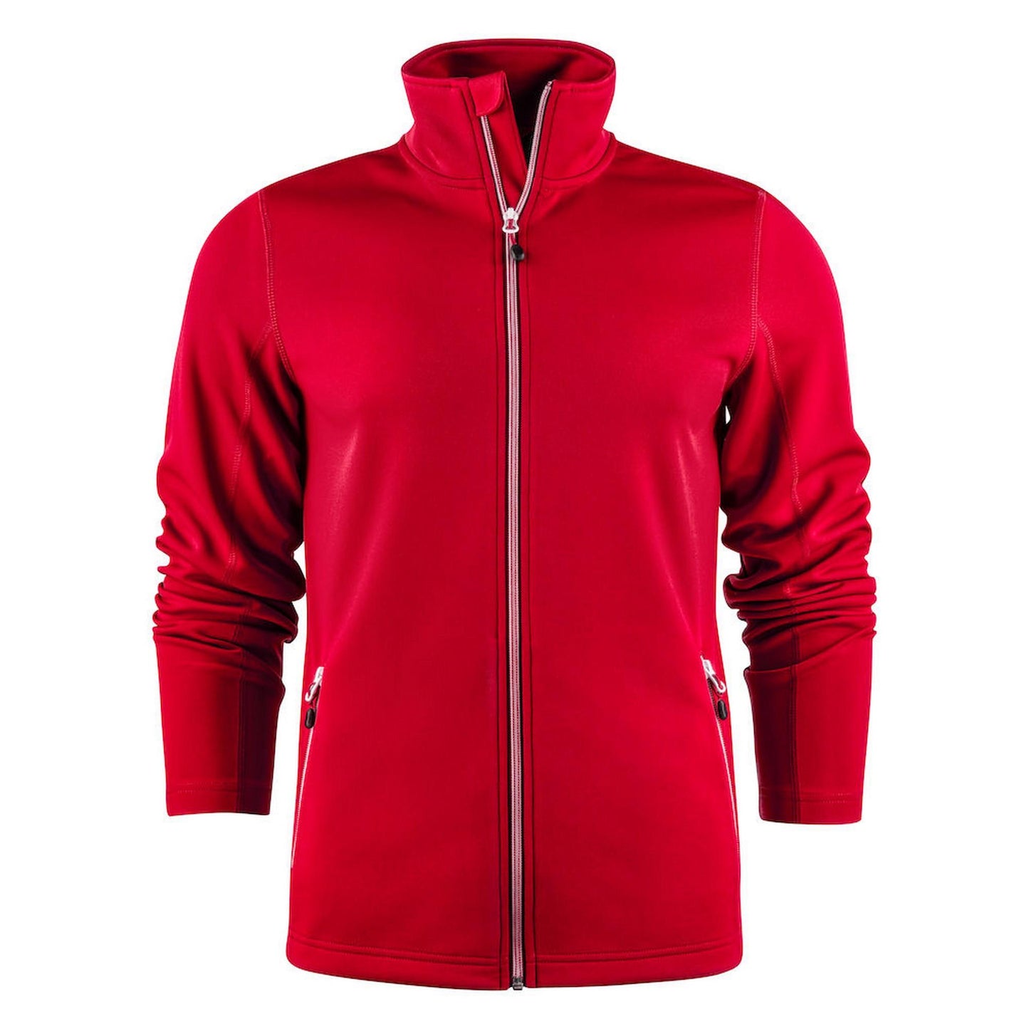 Red - Front - Printer RED Mens Powerslide Sweat Jacket