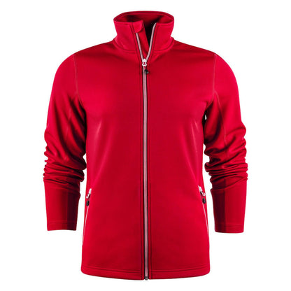 Red - Front - Printer RED Mens Powerslide Sweat Jacket