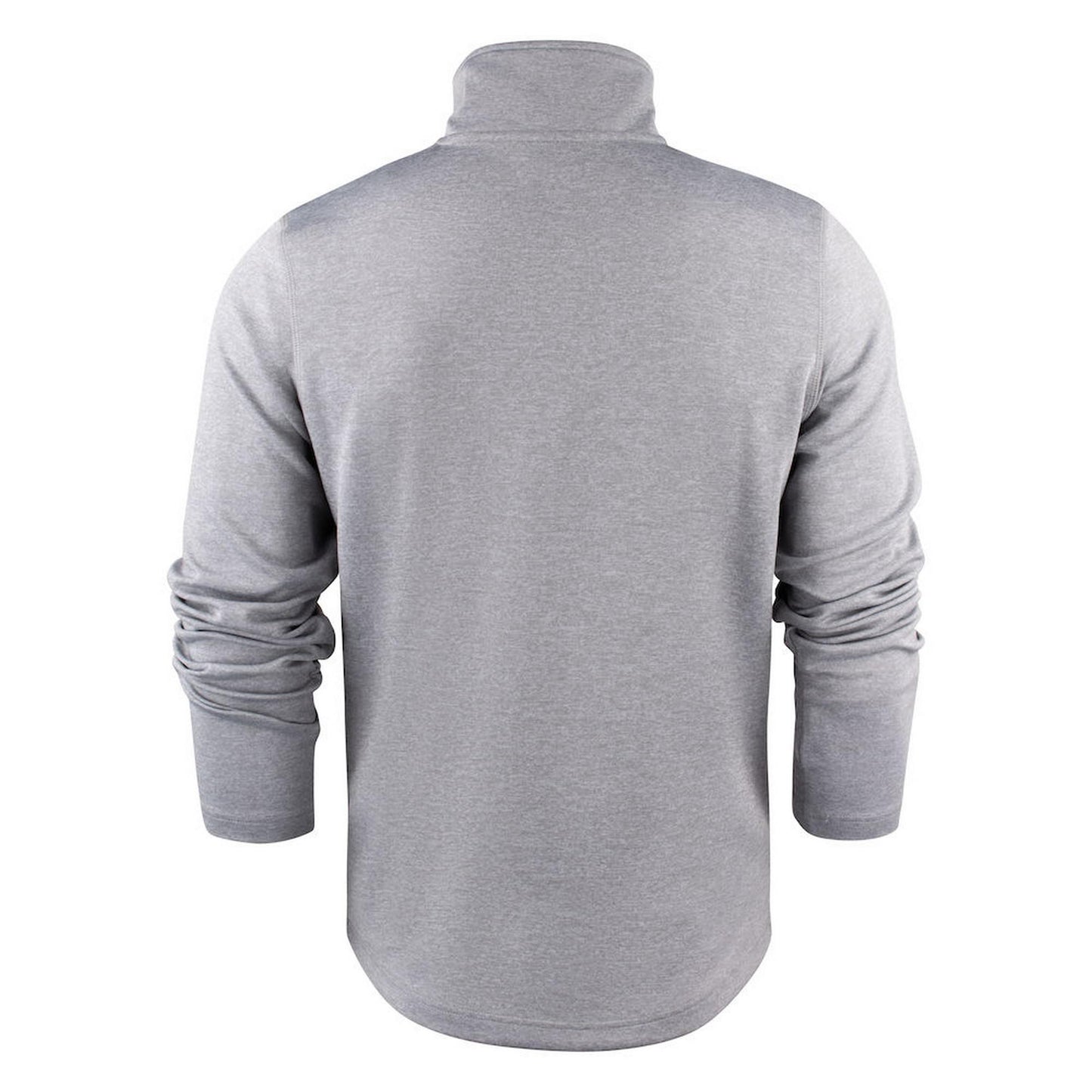 Grey Melange - Back - Printer RED Mens Powerslide Sweat Jacket