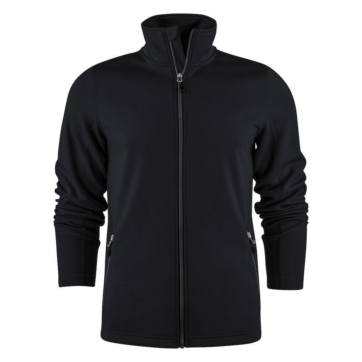 Black - Front - Printer RED Mens Powerslide Sweat Jacket