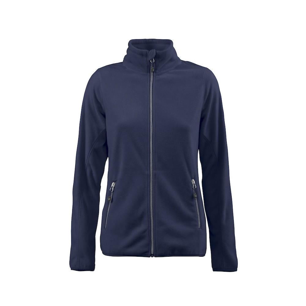 Navy - Front - Printer RED Womens-Ladies Twohand Fleece Jacket