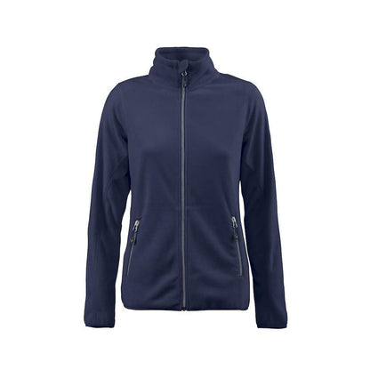 Navy - Front - Printer RED Womens-Ladies Twohand Fleece Jacket