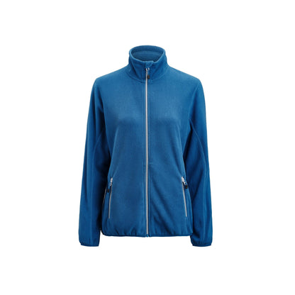 Bright Blue - Back - Printer RED Womens-Ladies Twohand Fleece Jacket