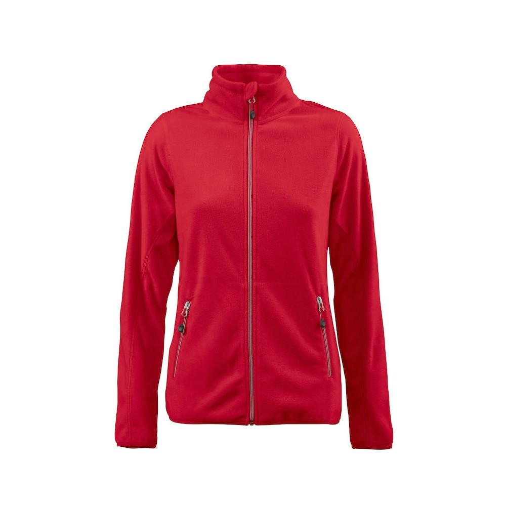Red - Front - Printer RED Womens-Ladies Twohand Fleece Jacket