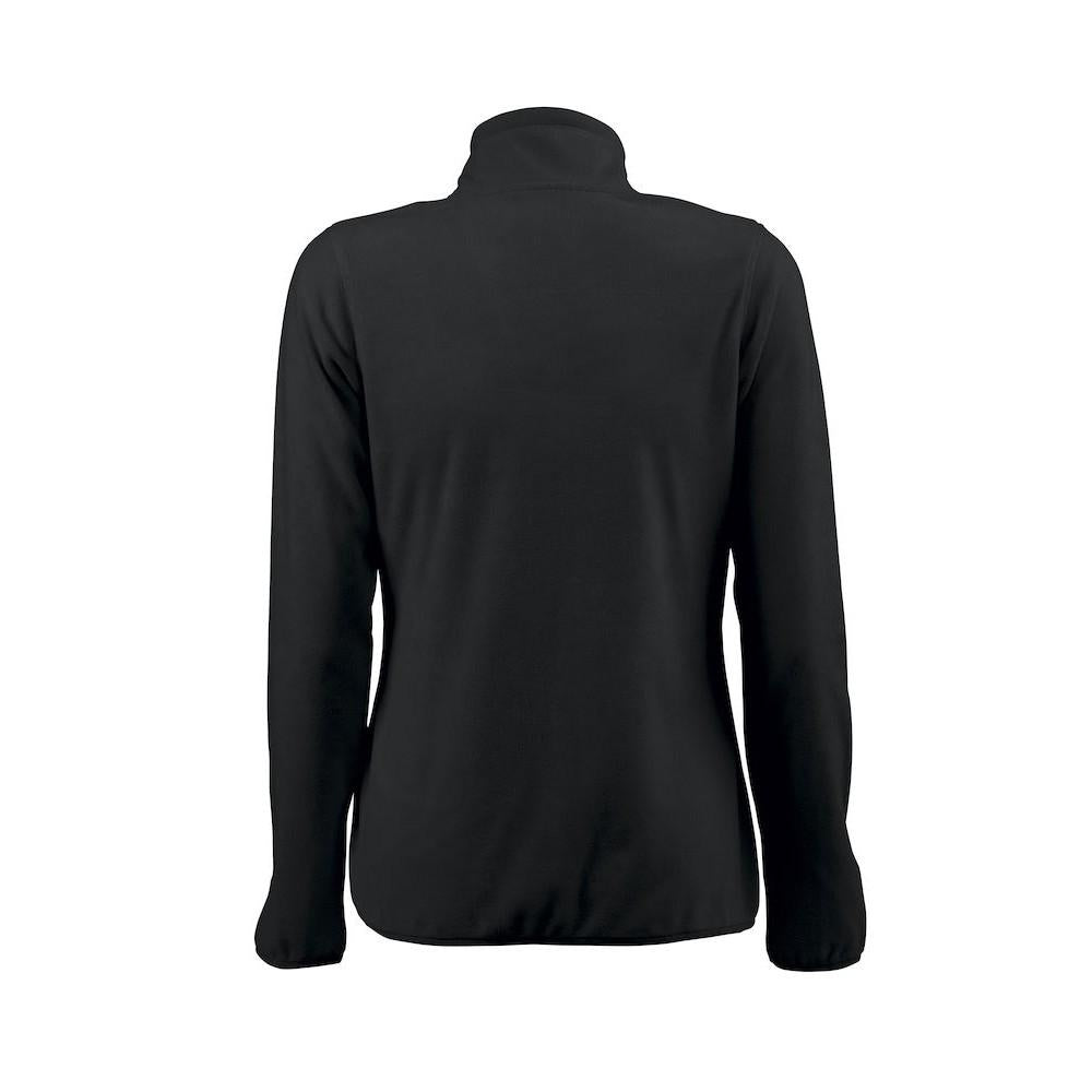 Black - Back - Printer RED Womens-Ladies Twohand Fleece Jacket