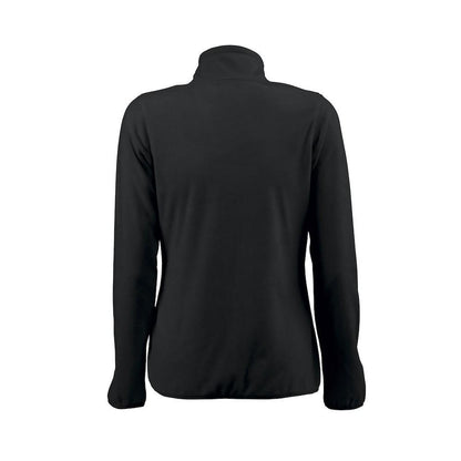 Black - Back - Printer RED Womens-Ladies Twohand Fleece Jacket