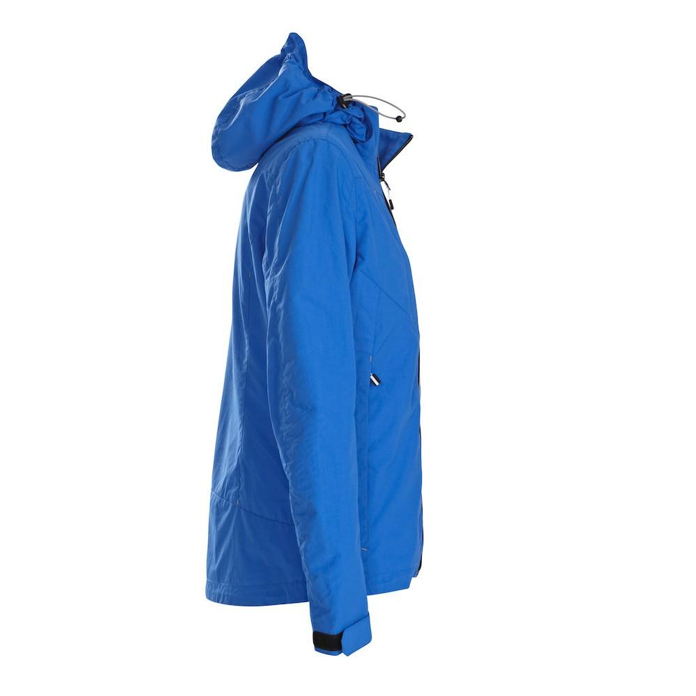 Ocean Blue - Side - Printer Womens-Ladies Water Repellent Jacket