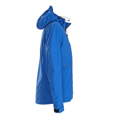 Ocean Blue - Side - Printer Womens-Ladies Water Repellent Jacket