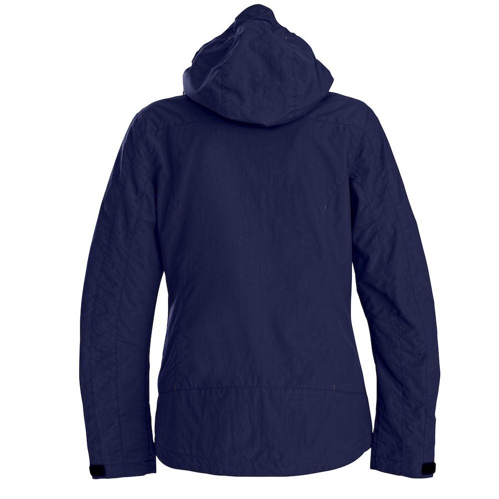 Navy - Back - Printer Womens-Ladies Water Repellent Jacket