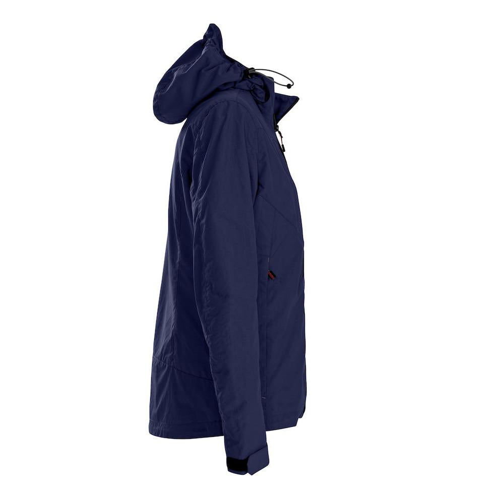 Navy - Side - Printer Womens-Ladies Water Repellent Jacket